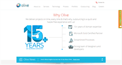 Desktop Screenshot of oliveindia.com